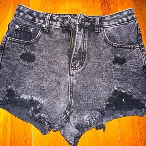 Size 2 Black Jean Shorts